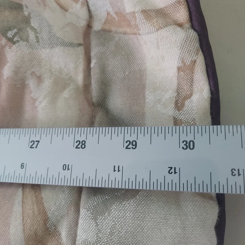 Croscill Home Fashions Floral Scroll Purple Rose Pillow Sham Style 3489 USA Made